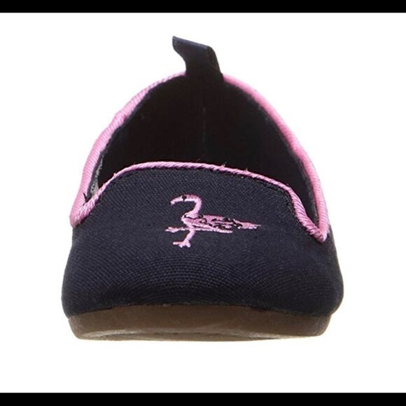 Oshkosh B’Gosh Flats , Navy Blue , Flamingo Pink - Picture 3 of 7